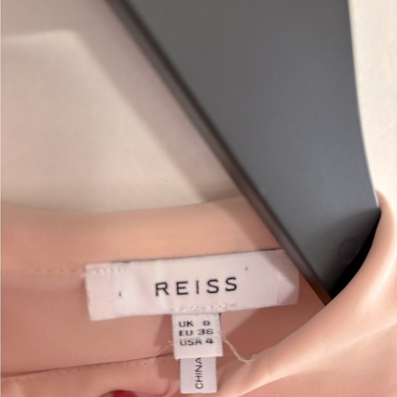 Reiss Beige Nude Blouse Top size 4 - Picture 2 of 4